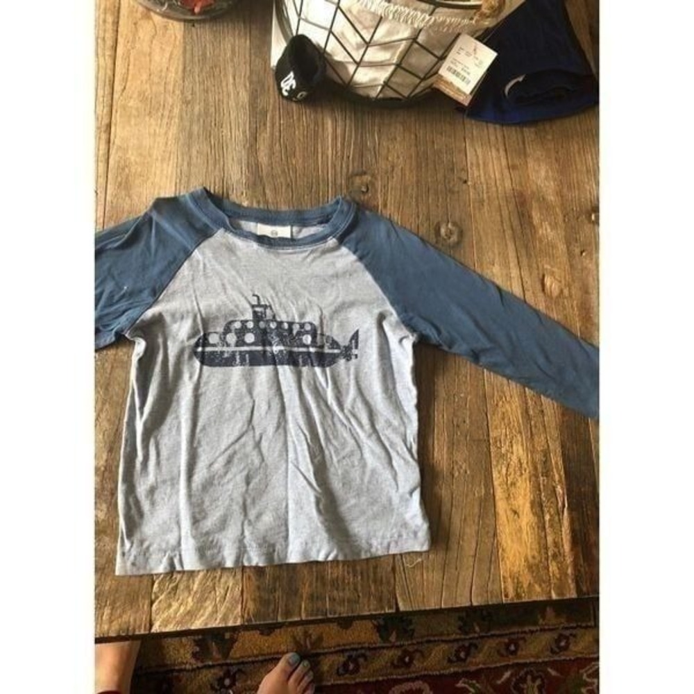 Hanna Andersson Boy 100 Boat Shirt